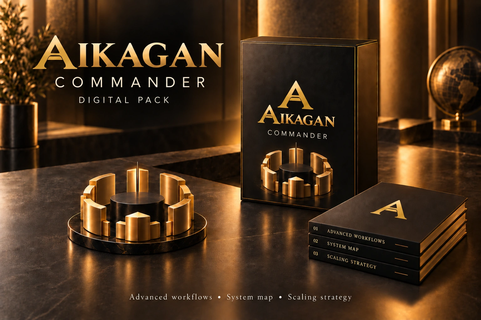 AIKAGAN Operating System — Commander — digital workflow and operating-guide pack